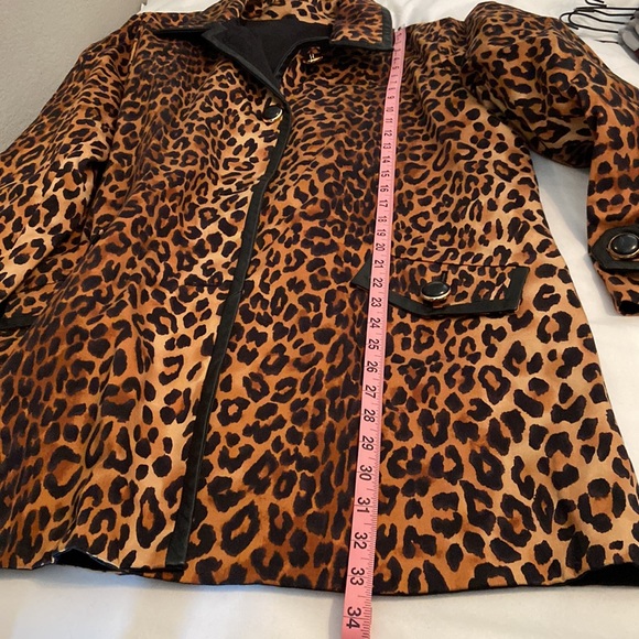 Jones New York reversible animal print and black coat - Picture 12 of 12